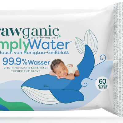 Soins bébé, Lingettes RAWGANIC® Simply Water
