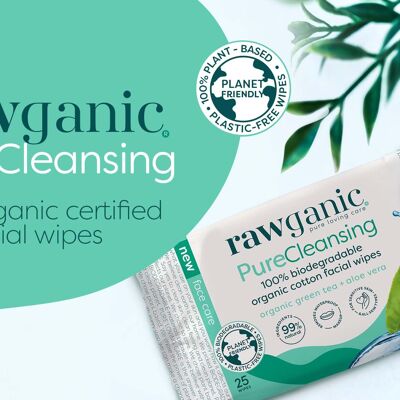 Gesichtspflege, RAWGANIC® Bio Reinigungstücher für das Gesicht
