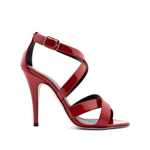 Sandalo Michelle Vernice Rossa 110mm