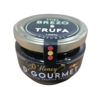 Miel de bruyère à la truffe noire (tuber melanosporum)