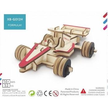 Kit de construction couleur de voiture de course de Formule 1 5