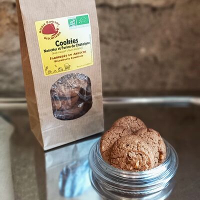 ORGANIC Cookies with Chestnut Flour and Hazelnuts