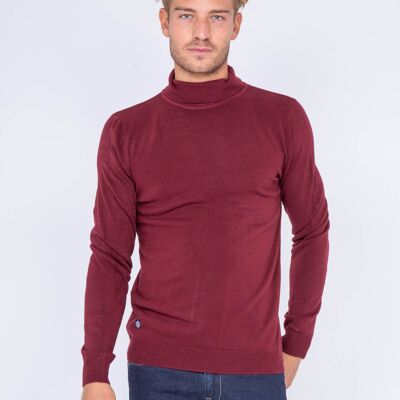 BORDEAUX turtleneck sweater - 12PCS (44-LOVOU-BORDEAUX)