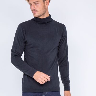 NAVY turtleneck sweater - 12PCS (44-LOVOU-MARINE)