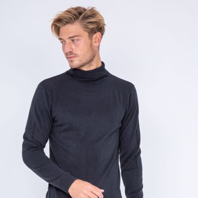 NAVY turtleneck sweater - 12PCS (44-LOVOU-MARINE)