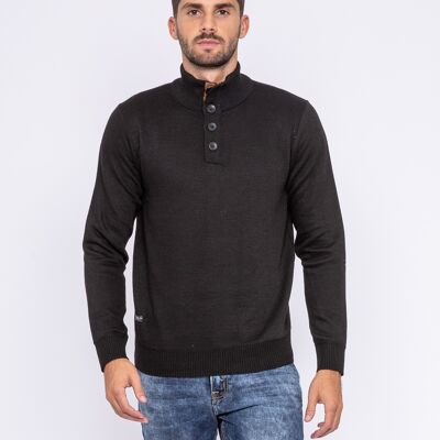 BLACK trucker sweater - 12PCS (44-LULITE-NOIR)