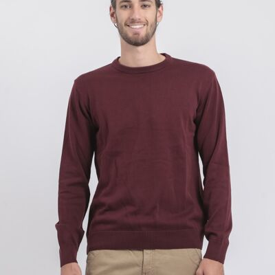 Pack - PULLOVER/WESTE - BORDEAUX- 12ST (44-LADARKO-BORDEAUX)