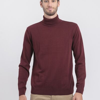 Pack - PULLOVER/WESTE - BORDEAUX- 12ST (44-LODIRK-BORDEAUX)