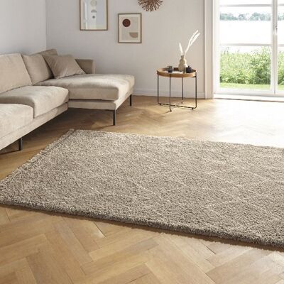 Design shaggy carpet with fringes Panihe