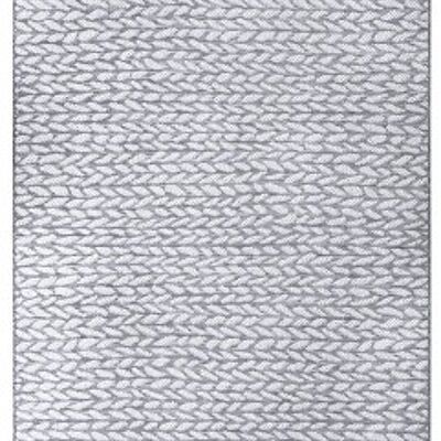 Flatweave rug in hand-knotted macrame look Pangala
