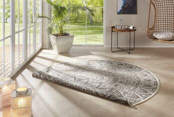 Tapis réversible tissé à plat pour intérieur et extérieur Lilja 4