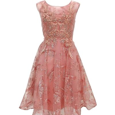 Short tulle formal dress Pink