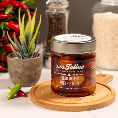 Fichi al miele aromatizzati al rum 300 gr