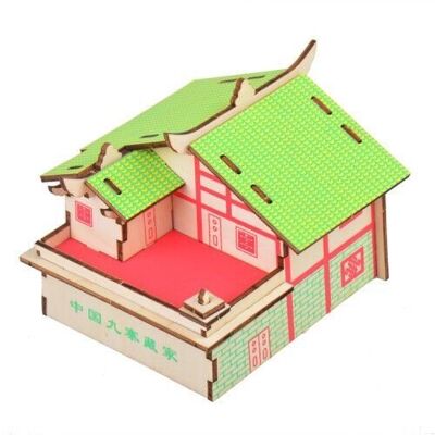 Kit de construcción Casa Tibetana- color