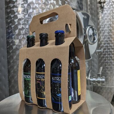 Suitcase sixpack to offer - 6 beers 33cl bio from the brewery Otherwise