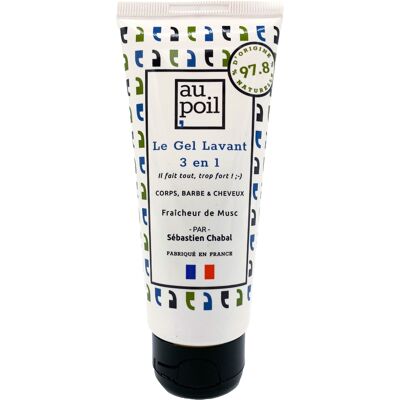 Le Gel Lavant 100ml - Corps Cheveux et Barbe