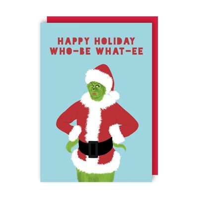 Grinch Christmas Card pack of 6