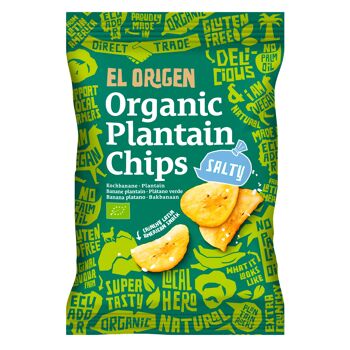 Chips de plantain bio au sel de mer 1