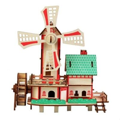 Kit da costruzione Lucky Windmill color