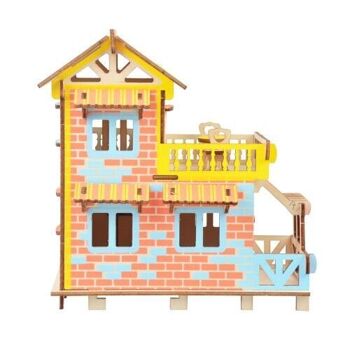 Kit de construction Maison avec toit terrasse couleur 3