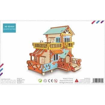 Kit de construction Maison avec toit terrasse couleur 5
