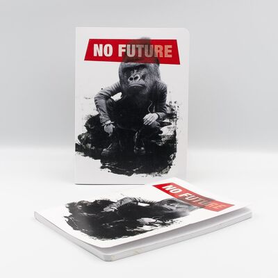 No Future Notizbuch - Gorilla