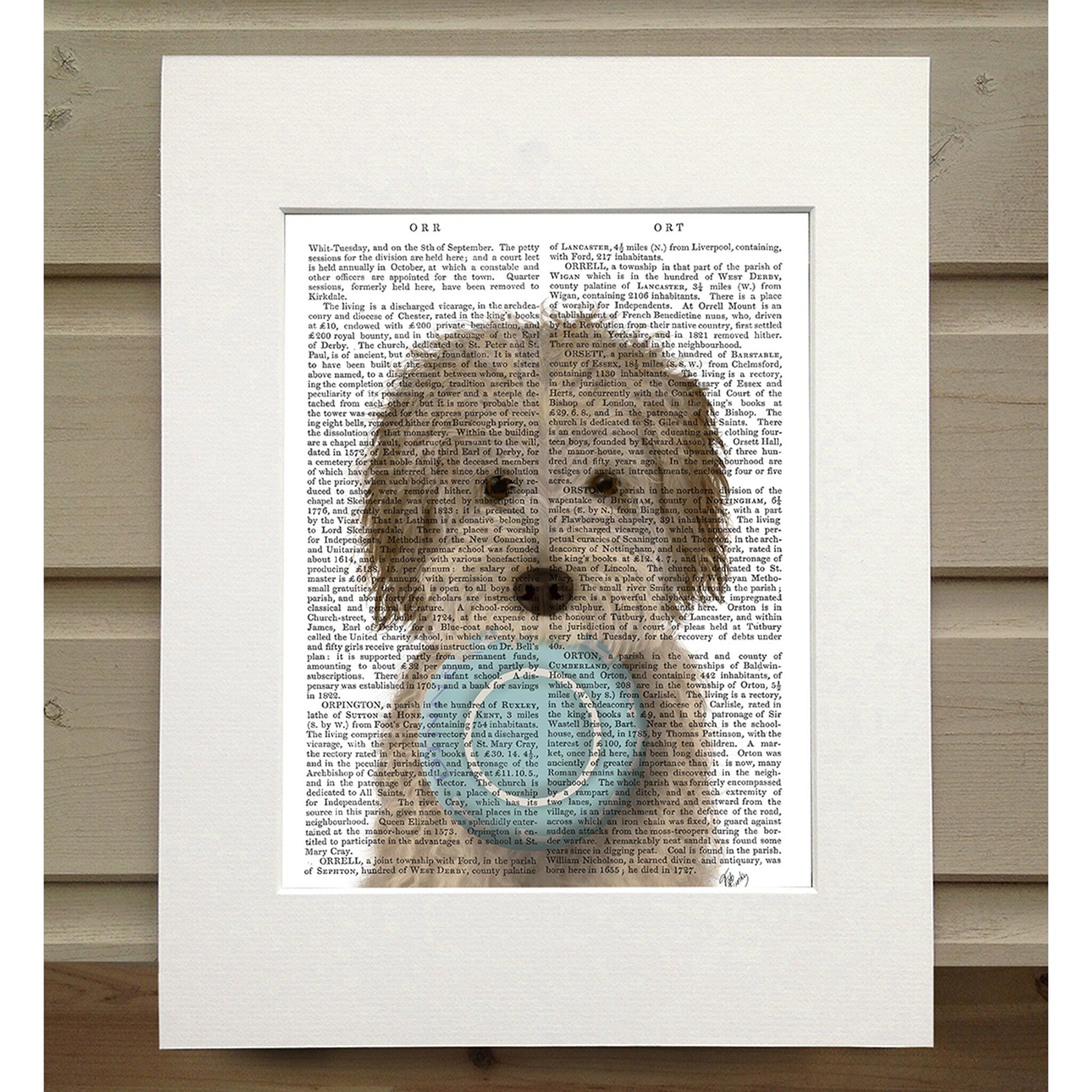 Labradoodle wall clearance art