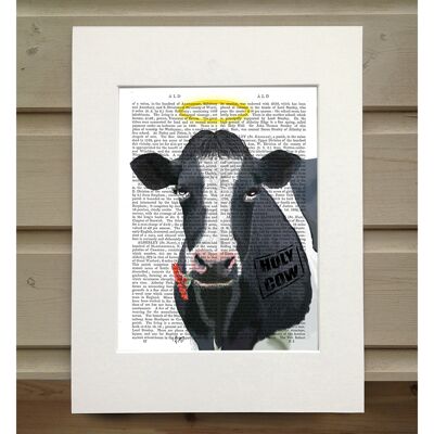 Holy Cow, Book Print, Art Print, Wall Art