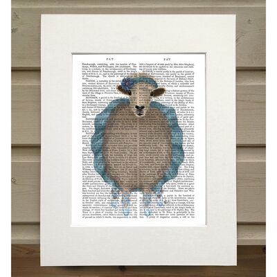 Ballet Sheep 3, Book Print, Art Print, Wall Art