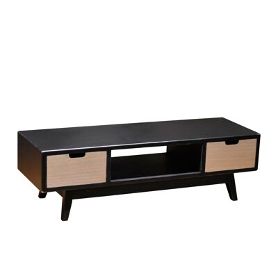 MUEBLE TV LUKA NEGRO-PINO