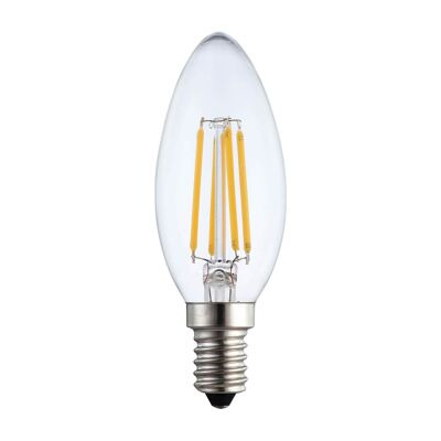 BOMBILLA LED VELA E14 6W 2700K