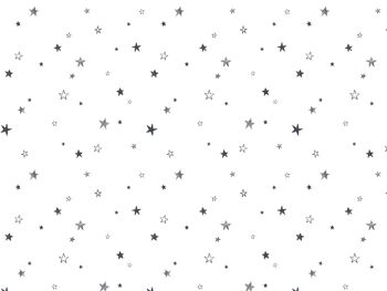 Papier peint Little stars - Black & White 2