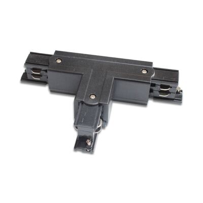 CONECTOR TIPO T PARA CARRIL TRIFáSICO NEGRO