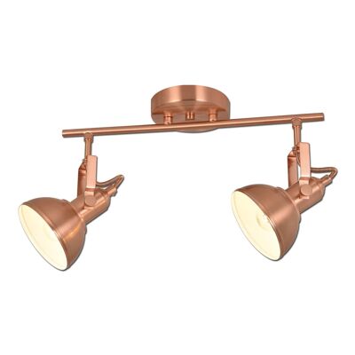 REGLETA DECORATIVA 2 LUCES MURRAY COBRE