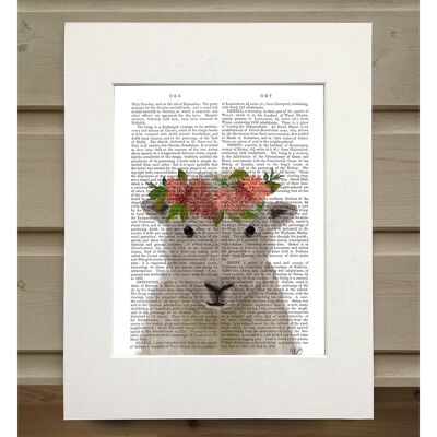 Sheep Bohemian 1, Book Print, Art Print, Wall Art