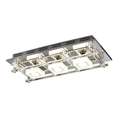 PlafónDE TECHO CENTAURO PW LED 3x5W 4000K CROMO