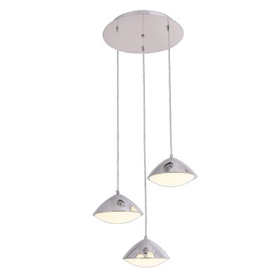 LámparaDE TECHO LED ISAAC 36W 4000K BASE CIRCULAR CROMO