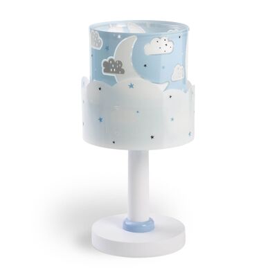 LámparaDE MESA INFANTIL MOON E14 AZUL