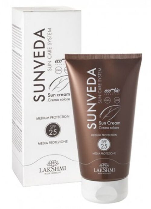 Lakshmi Bio Crème Solaire Moyenne Protection SPF 25 150 ml