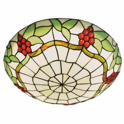 PlafónDE TECHO LED 24 W 4000K 40 CM TIFFANY GRAPE