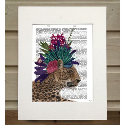 Hot House Leopard 1, Book Print, Art Print, Wall Art