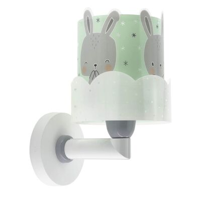 APLIQUE DE PARED BABY BUNNY VERDE