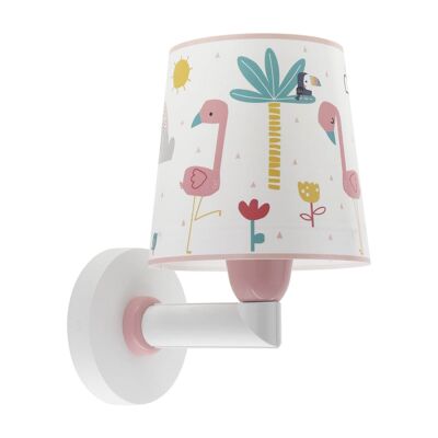 APLIQUE DE PARED INFANTIL FLAMINGO