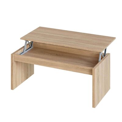 MESA DE CENTRO ELEVABLE ROBLE CANADIAN DE 102 CM SYLVIE