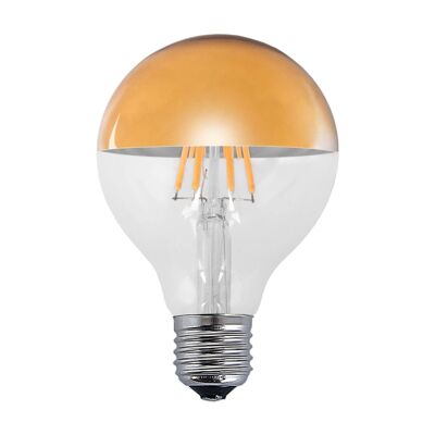 BOMBILLA DECORATIVA LED ORO E27 6W 2300K