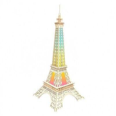 Kit da costruzione Torre Eiffel super grande (106 cm.) con illuminazione