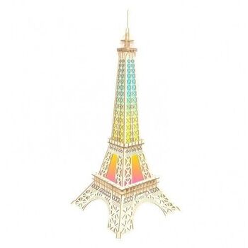 Kit de construction Tour Eiffel super grande (106 cm.) avec éclairage 1