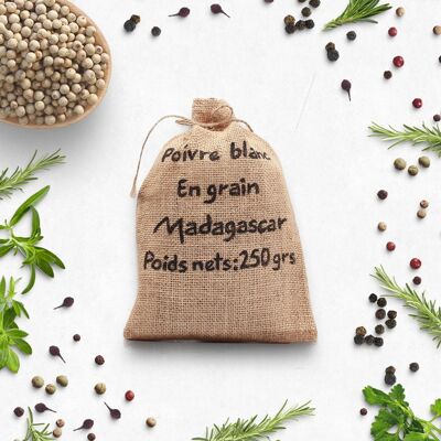 White Pepper 250G Jute