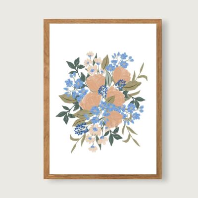 Poster Flowers A3 | printed | Deco | country house | living room | kitchen | Flowers | Nature