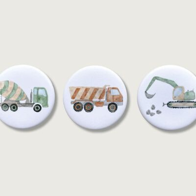 Magnets set of 3 "Construction site" |